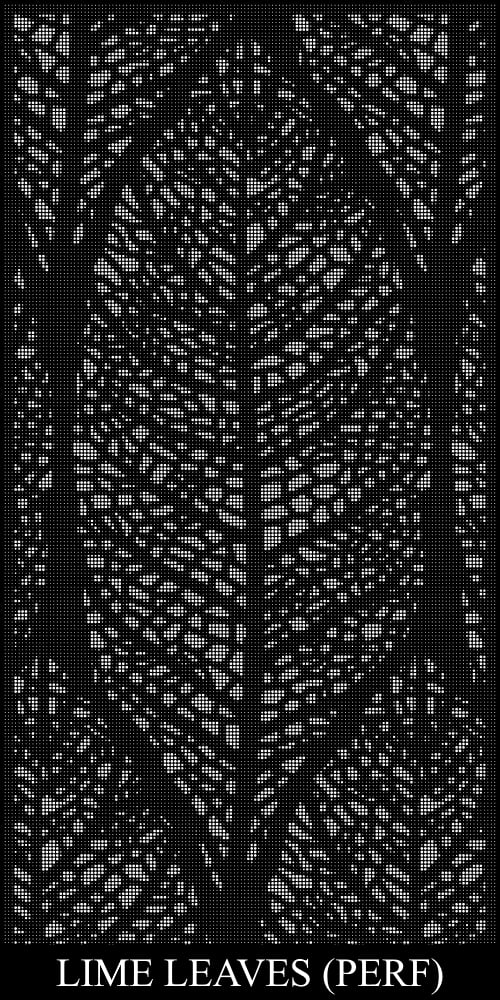 Lime leaves Perforated Screen