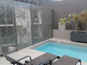 Decorative Pool Fence Sassari Apartments 2