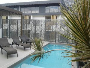 Decorative Pool Fence Sassari Apartments 4