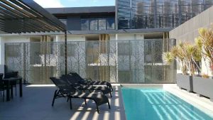 Decorative Pool Fence Sassari Apartments 6