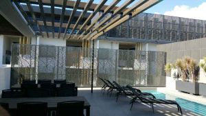 Decorative Pool Fence Sassari Apartments 7
