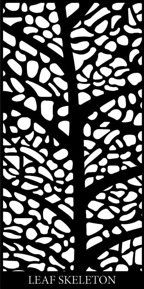 Leaf Skeleton Decorative Screen Design Image