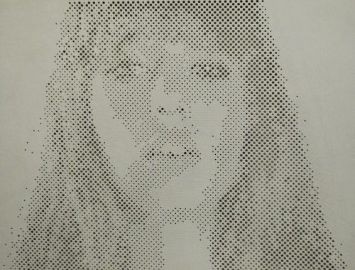 Woman Image Perforated Screens